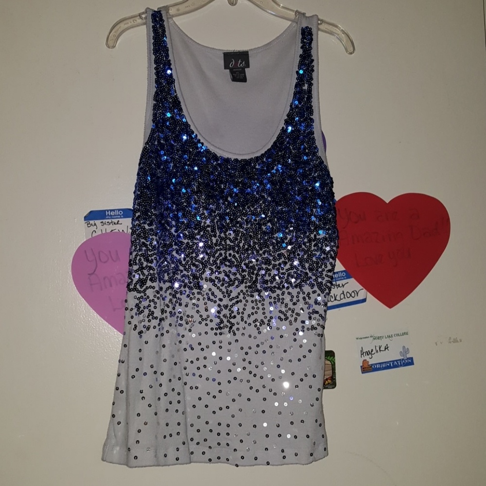 Women's sequin tee